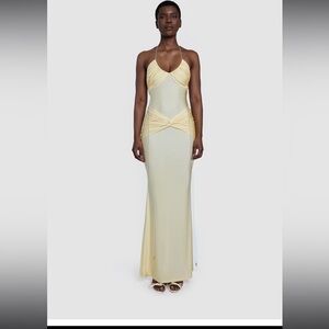 Bbxbrand YUMAYA MAXI - SOFT LIMONE Maxi Dress